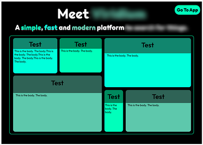 Unreleased Prototype. app branding ui web