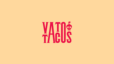 Vatos Tacos - Identity Design branding logo logo design restaurant restaurant logo skull typography