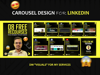 Linkedin Carousel Design carousel design graphic design hridaydas99 instagram carousel instagram post linkedin carosel linkedin post social media post design