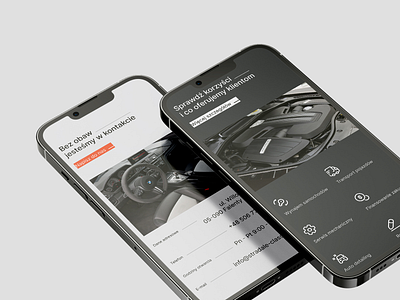 Stradale Classics - Concept Website Design concept contact design desktop features figma graphic design iphone mockup mobile mockup phone mockup project responsive ui ui design ux ux design webdesign website website design