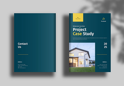 Case Study Booklet Portfolio Template a4 agency architecture booklet branding brochure business case study catalogue design graphic design interior design magazine print project design template