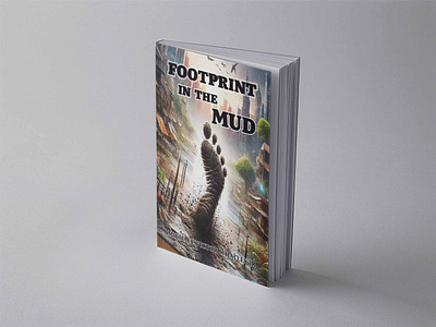 Footprint in the mud book cover design amazon amazon kdp book cover book cover design book covers design graphic design illustration kdp