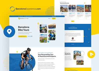 Barcelona Experience Web Design graphic design ui ux web design website