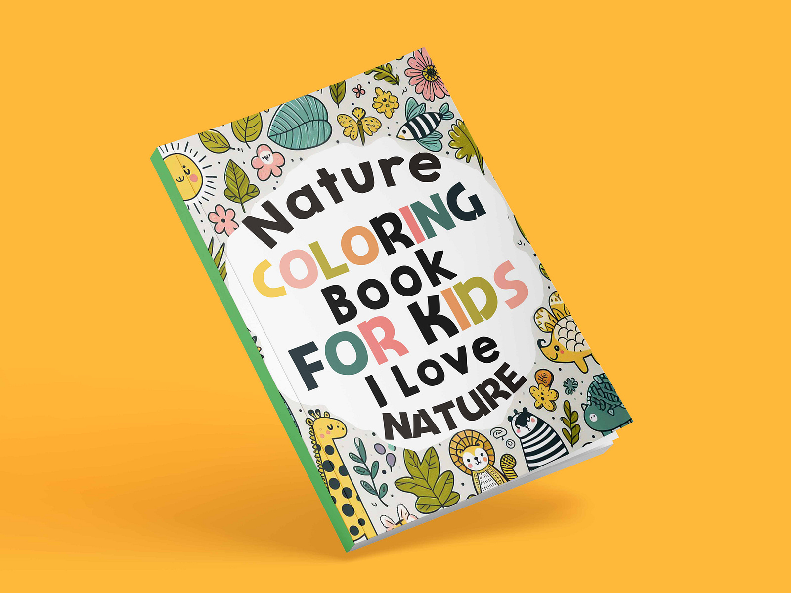 Nature coloring book for kids by sharmin_designs on Dribbble