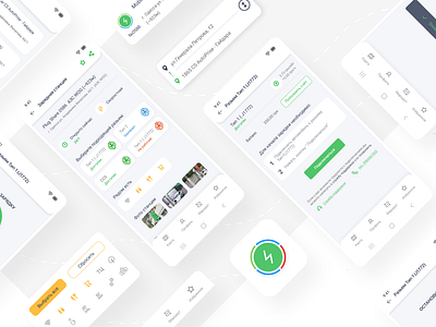 Charge stations App design logo mobileapp ui ux