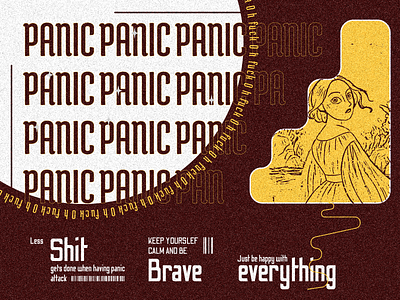 Design - Panic attack graphic design ui