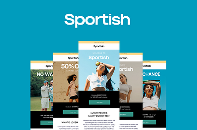 Sportish Email Template Design creative email design creative email templates email email design email design ideas email design inspiration email design trends graphic design