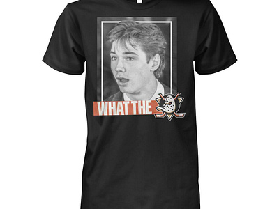 Anaheim Ducks What The Duck Shirt design illustration