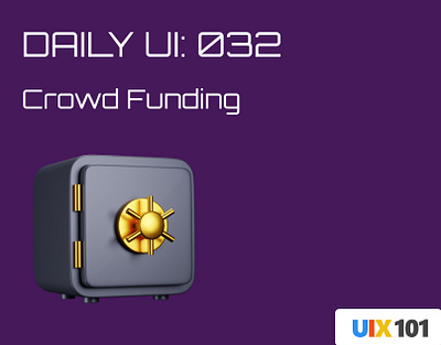 Daily UI: #032 | Crowd Funding | #UIX101 032 crowdfunding dailyui design figma ui ui design uix101 user interface userexperience
