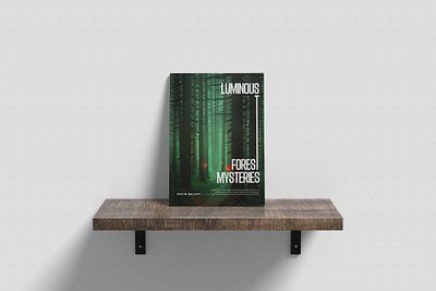 Luminous forest mysteries _ Book cover book cover design graphic design illustrator vector