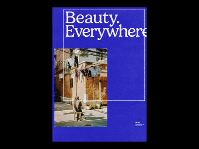 Beauty everywhere /466 clean design modern poster print simple type typography