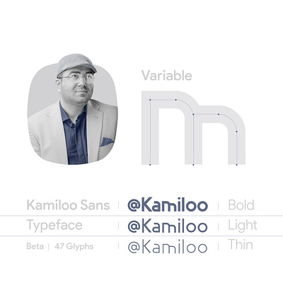 Kamiloo Sans 0.1.1 font typefae