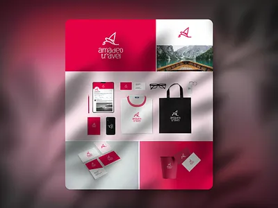 Amadeo Travel Brand apparel brand branding design graphic design identity logo