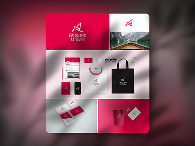 Amadeo Travel Brand apparel brand branding design graphic design identity logo