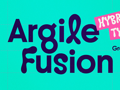 Argile Fusion Font Family 2d branding design font fonts logo typography ui