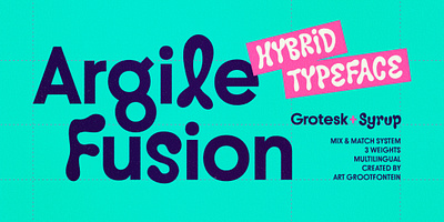 Argile Fusion Font Family 2d branding design font fonts logo typography ui