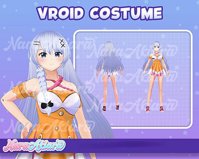 Unique 3D Vroid Costumes 3dart