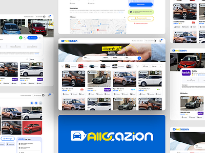 Allocazion: Vehicle Rental Platform airplane app booking branding car design illustration location rent travel ui ux vehicle voiture web design