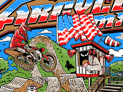 Argyll MX tee branding design dirtbike drawing graphic design illustration motocross screenprint
