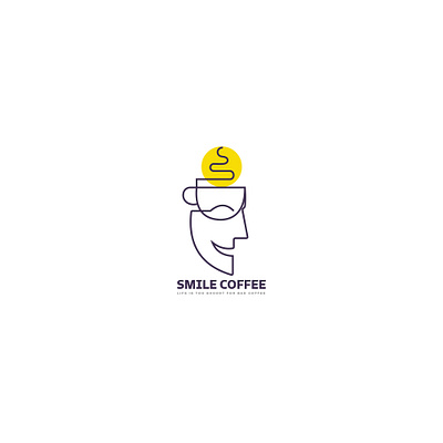 SMILE COFFEE life is too short for bad coffee branding graphic design logo