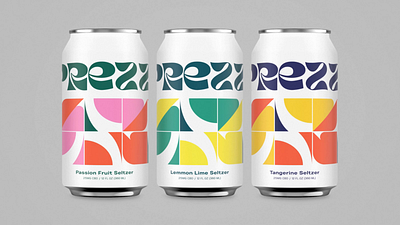 Sprezza Logo & Package Design animation brand branding can design designer geometric graphic design logo mark motion graphics package pattern seltzer tropical