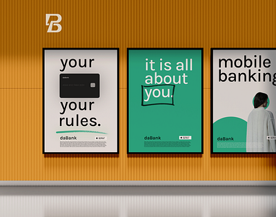 Mobile Banking Service Posters design graphic design media post vector