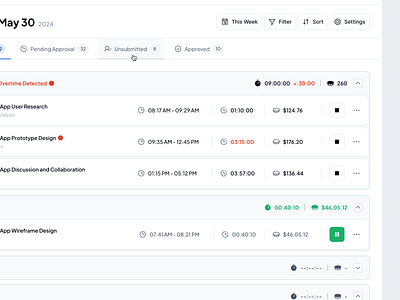 List Task ⇒ Project Tracker dashboard job listproject management overwork project project manager schedule task task list task management to do list todo ui webapp