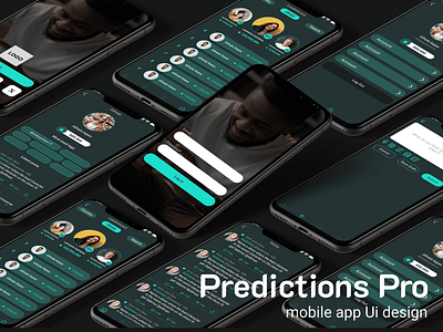 Predictions Pro app app figma mobile ui