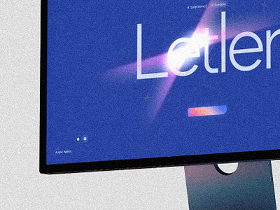 crypto converting landing page \ Letler 2024 amazing blue clean crypto gradient landing page lighting modern simple ui web design
