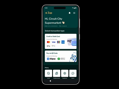 Zap - Mobile POS app app concept finance fintech mobile pos pos product design sales ui