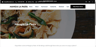 Restaurant Website I Designed branding create website web design web development wordpress website