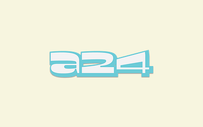 a24 stickers a24 design film graphic design logo midcentury stickers studies typography