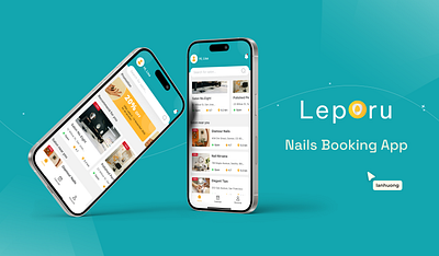 Nails Booking App app booking design mobileapp ui