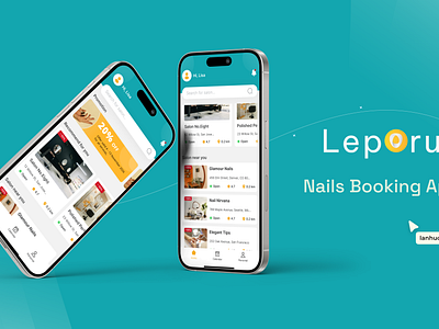 Nails Booking App app booking design mobileapp ui