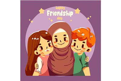 Hand Drawn International Friendship Day Background Illustration background beautiful cartoon celebration classmate commemorate culture day diversity friend friendship greeting group international love neighbor network peace social unity