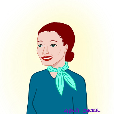 Bree - Desperate Housewives Character Drawing avatar branding bree character desperatehousewives illustration personal