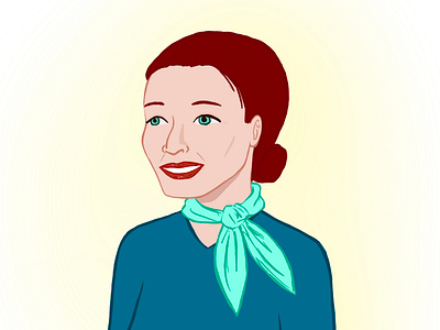 Bree - Desperate Housewives Character Drawing avatar branding bree character desperatehousewives illustration personal