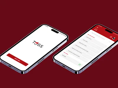 My TOSS branding minimalism mobile telkom university ui ux