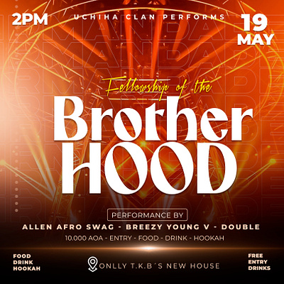 Brotherhood best party - FLYER graphic design