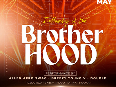 Brotherhood best party - FLYER graphic design