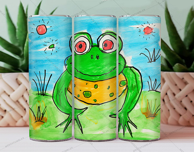 Hand Drawn Frog Skinny Tumbler Wrap color image custom design design frog frog tumbler frog vector art illustration photography skinny tumbler skinny vector sublimation tumbler art tumbler design tumbler sublimation tumbler vector tumbler warp vector art waterslide tumbler