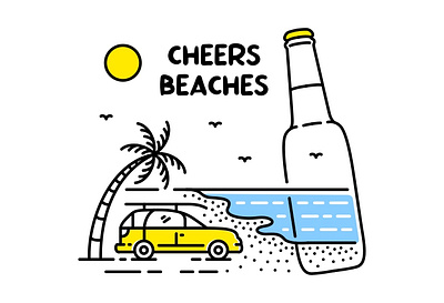 Cheers Beaches 3 apparel island nature paradise waves