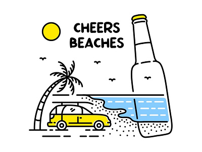 Cheers Beaches 3 apparel island nature paradise waves