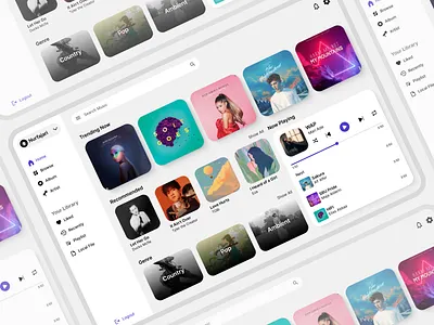 Music Player - Daily UI #009 009 daily ui music music player ui ui design uiux uiux design web design