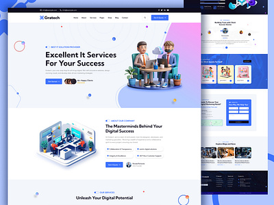 Digital Agency creative design design digital agency figma landing page modern web product design responsive design seo landing page ui ux web design