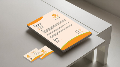 letterhead and business card design. branding business card graphic design letterhead logo ui