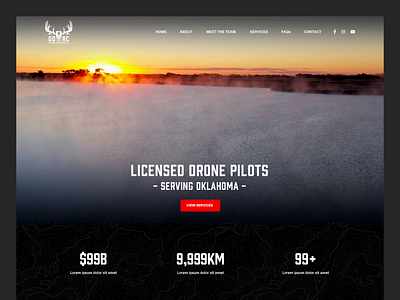 Oklahoma Drone Recovery Co. // Web Design drone drone recovery monitoring real estate recovery rescue search search rescue service company web design