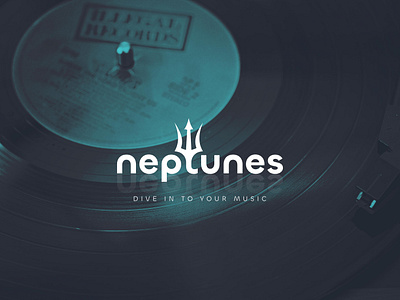 Neptunes affinity designer animation brand branding concept design graphic design gunmetal illustration logo design mockup music music streaming neptune ocean vector wordmark