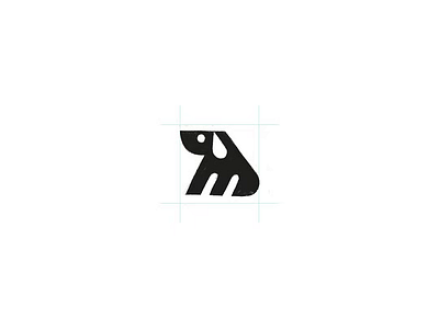 Little modern puppy pet logo for sale 3d anhdodes animation branding design graphic design illustration logo logo design logo designer logodesign minimalist logo minimalist logo design motion graphics puppy logo ui