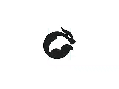 Modern mythical minimal dragon creature logo for sale 3d anhdodes animation branding design dragon logo graphic design illustration logo logo design logo designer logodesign minimalist logo minimalist logo design motion graphics ui